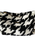 Teddy Houndstooth Pouch