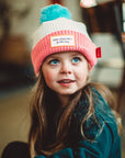 Bonnet Color Block Pink Ice