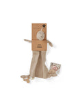 Doudou mouchoir Dino lin beige NEO
