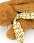 Peluche lapin pantin ocre Lapin DOUDOU – taille 25 cm