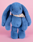 Peluche Lapin Fleurette bleu 35 cm – peluche lapin Doudou et Compagnie
