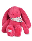 Peluche Lapin Fleurette fuchsia 25 cm – taille 25 cm
