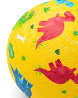 Dinos Yellow Ball - Balle Dinosaures Jaune 13cm