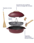 La Fabuleuse Poele 28Cm - Rubis