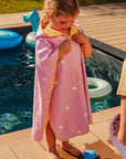 Poncho (60 x 60cm) - Rose banane