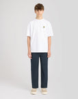 Pantalon garçon Every Day Dark Navy Lyle & Scott, porté vu de face