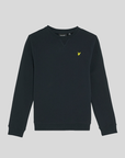 Brush Back Crew Neck Sweatshirt Dark Navy