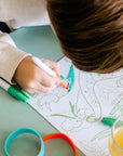 Mini Coloriage Réutilissable : Dino