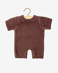 Babies - Combinaison Félix en tricot caramel chiné