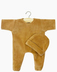 Bambinis – Ensemble Dors bien Angelo et son bonnet en velours Nikky camel