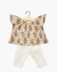 Gordis - Ensemble top Mazarine et culotte Charlotte en velours nikky gris perle