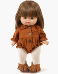 Gordis - Barboteuse Léonore en gaze de coton cognac