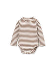 Body Côtelé Rayé Play Up coloris Tufting, coton biologique rayé
