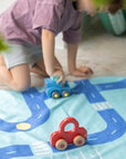 PlayTowel M (140 x 70cm) - Microfibre - Circuit bleu