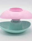 6 Barques Gigognes Rose Et Turquoise
