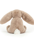 Bashful Beige Bunny Wooden Ring Toy