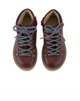 Eddie Ankle-High Hiking Cherry Leather