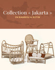 Jakarta - Table à langer « Jimbaran » et sa garniture en coton exclusif Poetic