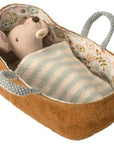 Baby mouse in carrycot