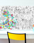 Poster Geant A Colorier - Kawaii