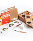 8 colours face painting kit « Wildlife »