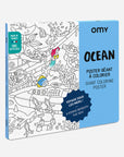 Poster A Colorier - Ocean - 100 X 70