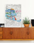 Poster A Colorier - Ocean - 100 X 70