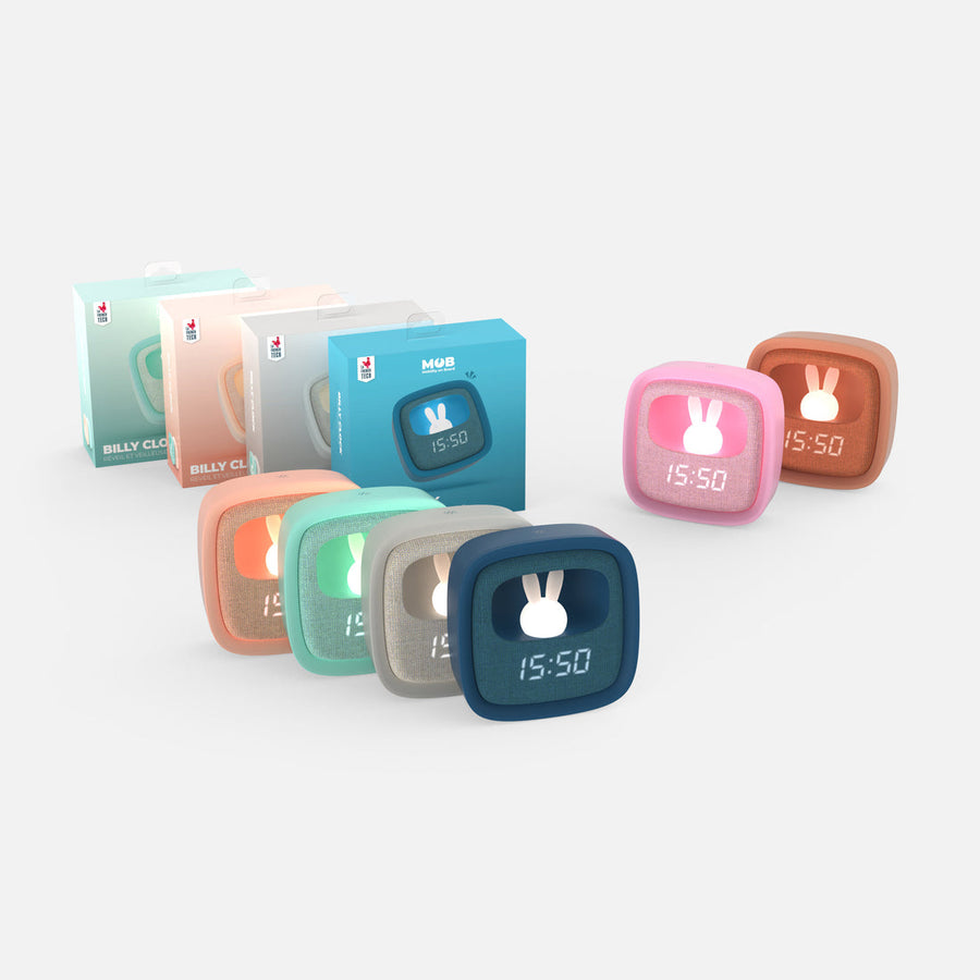 Billy Clock and light - Marshmallow