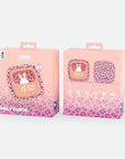 Billy Clock and light - Pink Leopard