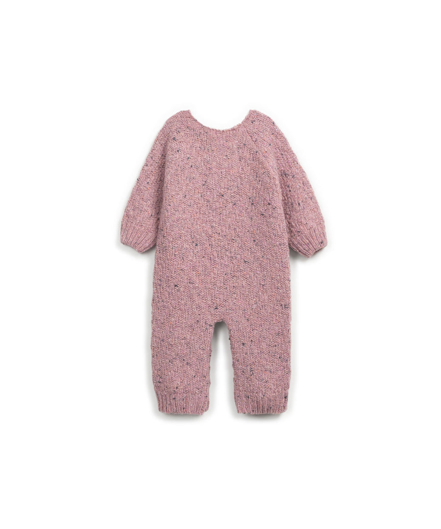 Combinaison En Tricot Rose