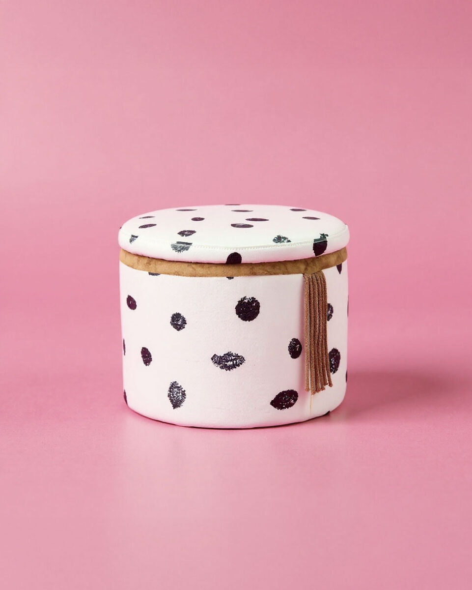 Pouf rond avec rangement FIFI