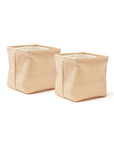 Ensemble 2 boîtes de rangement en carton 30x30