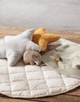 Tapis d'éveil blanc cassé