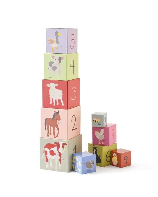 Cubes en carton 1 à 10 AIDEN