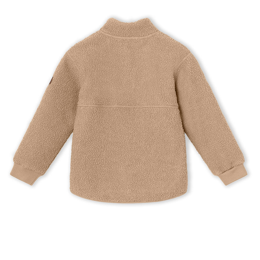 Saleh Teddyfleece Jacket. GRS Savannah Tan