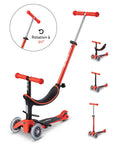 Mini Micro 3en1 Revolution Deluxe - Rouge
