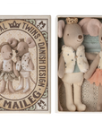 Royal twins mice, Little sister and brother in box