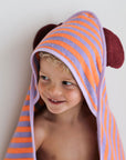 Cape de bain cotton 75 x 75cm - Ours Lavende