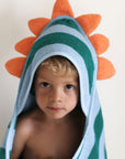 Cape de bain cotton 75 x 75cm - Dino Lagon