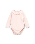 Body Côtelé Play Up Embroidery, col en tissu, fermeture pression