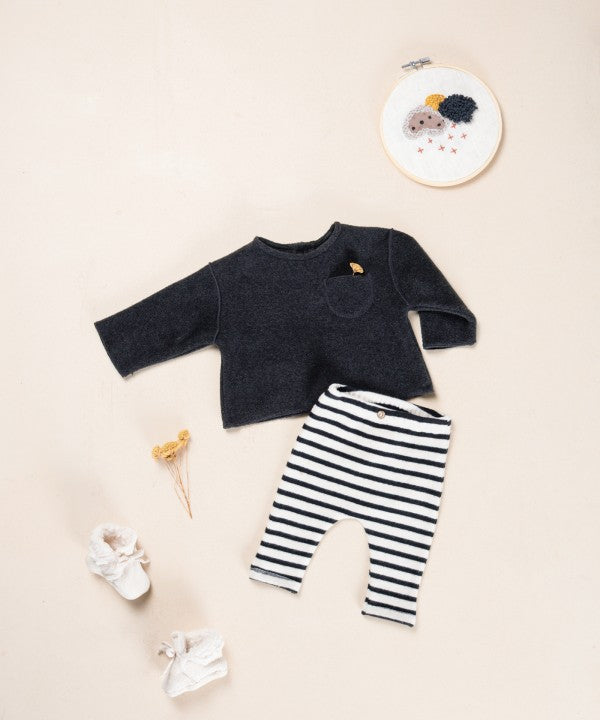 Sweat En Polaire Scissor Play Up, poche poitrine (détail)
