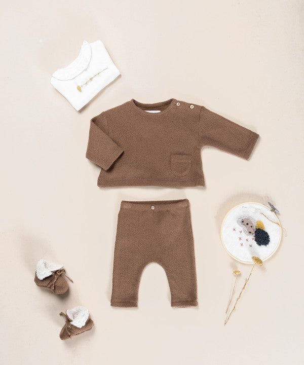 Leggings En Jersey Tufting Play Up, bouton décoratif en noix de coco (détail)