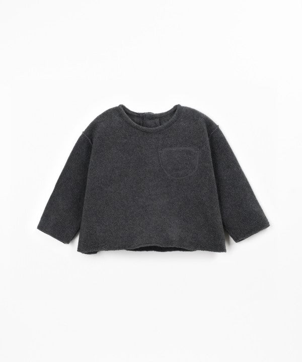 Sweat En Polaire Scissor Play Up, coloris gris, sweat en polaire pour bébé