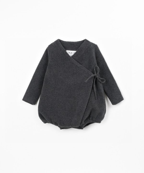 Combinaison En Polaire Scissor Play Up, coloris gris, combinaison en polaire pour bébé