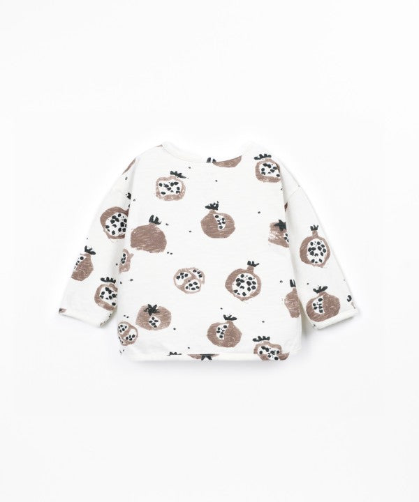 Pull En Jersey Flammé Scale Play Up en coton organique, lavable à 30°C