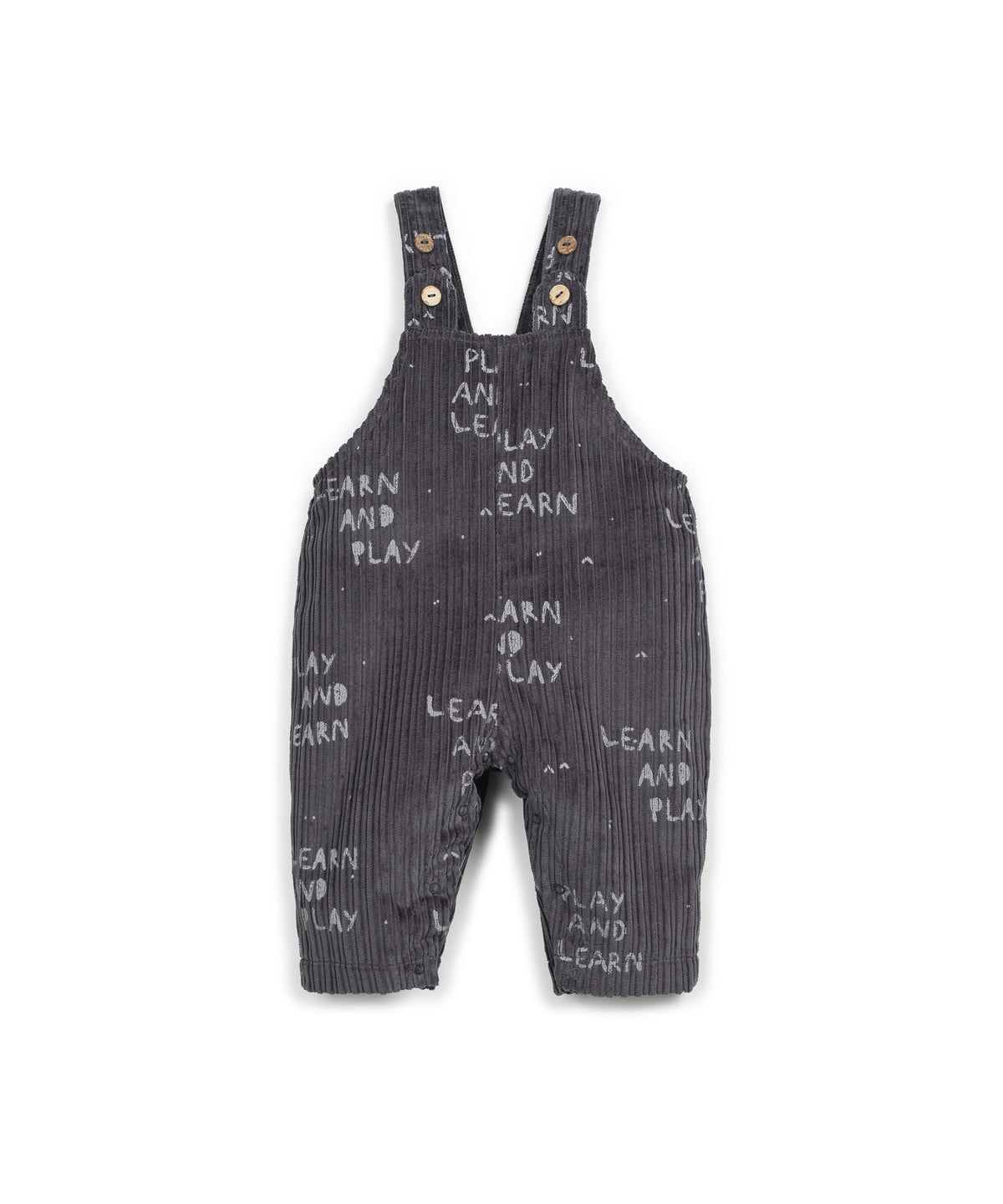Printed Corduroy Jumpsuit Grafite