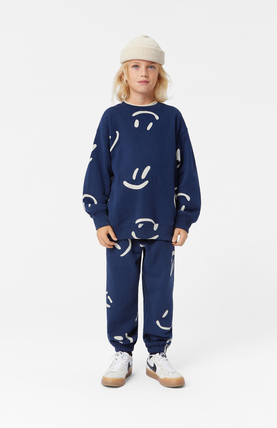 Sweat Shirt Monti Big Smiles Navy