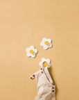 Patère hook fleur blanc 3 pcs
