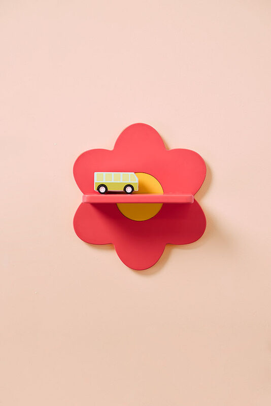 Etagère Fleur rose