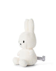 Peluche Miffy Bon Ton Toys velours cotele blanc, polyester recycle